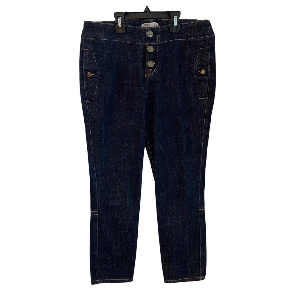 MARNI x Current Elliott 0 Jeans The Easy Trouser Button Fly Cropped
